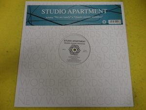 Studio Apartment - We Are Lonely オリジナル原盤 12 エレガント・ピアノhouse Questo Mondo Immenso 収録　視聴