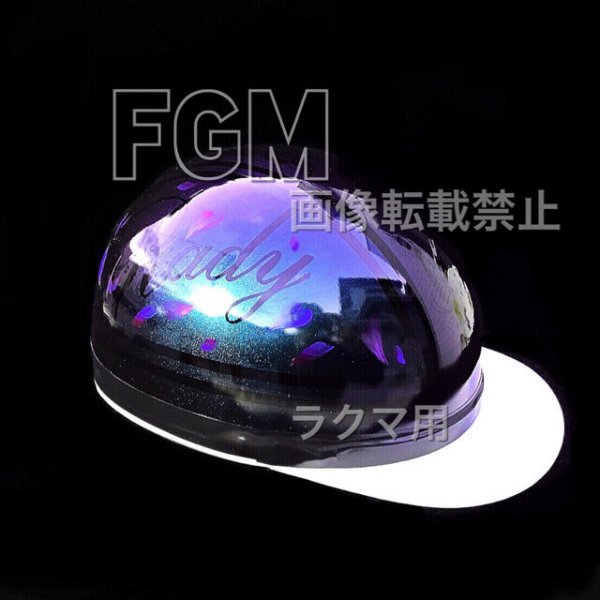 豪華 カスタムペイントヘルメット半キャップレオパードradyヒョウ柄