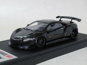 1/43 アイドロン リバティーウォーク LB-ワークス NSX ブラック　LB009A SP