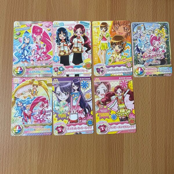 ハートキャッチプリキュア カード 7枚 セット