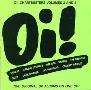 ＊中古CD V.A./Oi!CHARTBUSTERS vol.3＆4 1993年作品 SHAM69 MENACE BLOOD PARTISANS CHRON GEN BLITZ INFA-RIOT SECTION5 VICE SQUAD