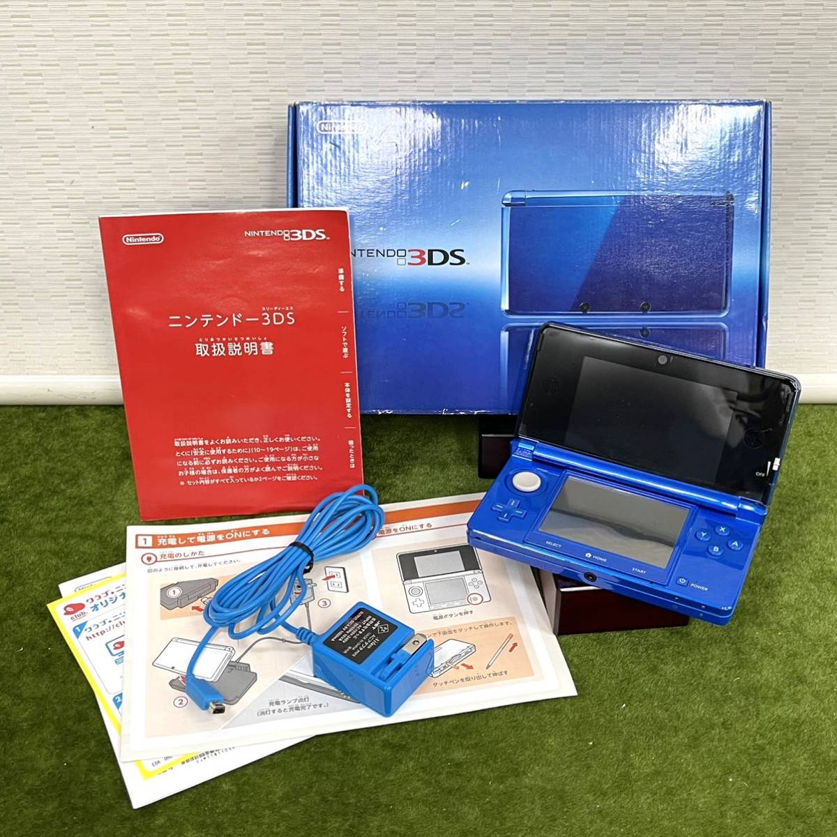 2400円 通販 激安◆ ニンテンドー3DS コバルトブルーとソフト3本