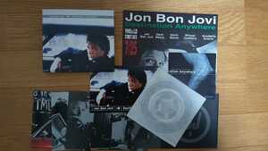 ジョン・ボン・ジョヴィ Destination Anywhere 初回版CD 非売品販促ポストカード フリーペーパー #ボン・ジョヴィ#BONJOVI