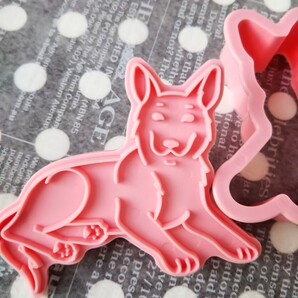 シェパード クッキー型 犬 クッキースタンプ クッキーモールド