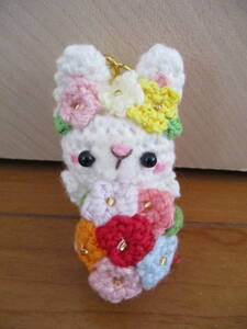  hand made angel. ... bouquet key holder knitting soft toy 