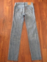 SALE★ストレッチ素材 裏起毛 やわらかデニム リーバイス Levi's スリム ジーンズ 24★312 SHAPING SLIM W24 L32 XS Sサイズ_画像2