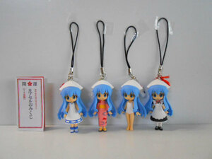 #Jyb12CO Capsule Qfroi line Capsule .. lot Ika Musume 4 kind large .:*KAIYODO Kaiyodo *300 jpy =015341_b