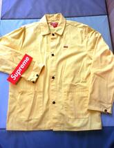 新品 半タグ付き SUPREME シュプリーム Small Box LOGO コットンツイル Shop jacket ワークジャケット スプリングコート 正規品 サイズ:M_画像2