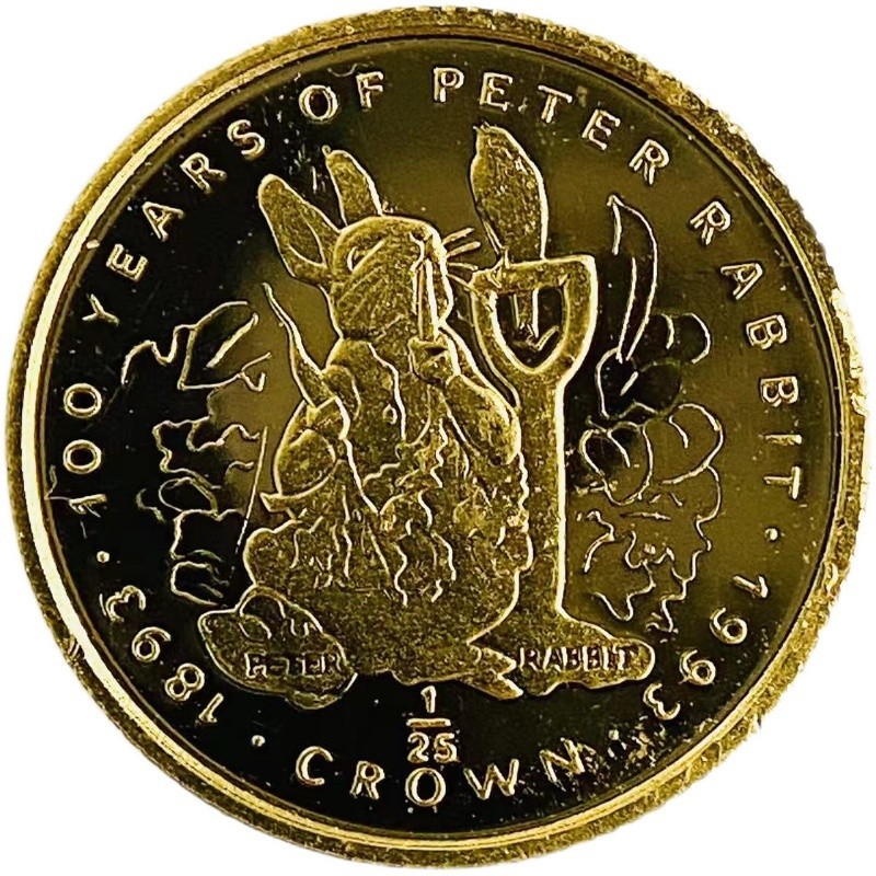 取り寄せ ピーターラビット 100周年記念 6個セット コイン エリザベス女王 旧貨幣/金貨/銀貨/記念硬貨