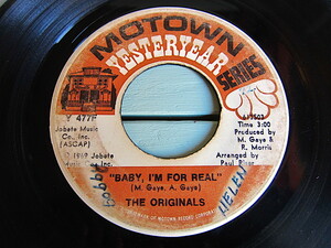 THE ORIGINALS●BABY, I’M FOR REAL/THE BELLS MOTOWN Y 477F●220204t1-rcd-7-fnレコード米盤US盤7インチソウル