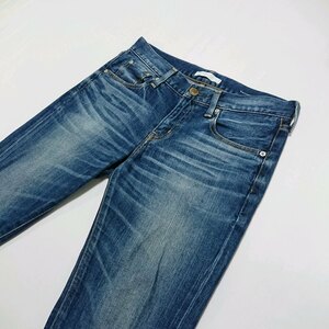  prompt decision free shipping RED CARD Anniversary 25th 48506 The Boy Friend tapered stretch jeans Denim red card made in Japan navy blue 24 pants 