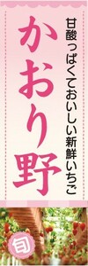 のぼり　いちご　イチゴ　苺　かおり野　のぼり旗