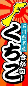 のぼり　のぼり旗　石川県名産　今が旬！　くちこ