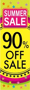 のぼり　のぼり旗　イベント　セール　SUMMER SALE　サマーセール　90％OFF　90％オフ