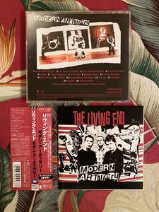 THE LIVING END 帯付 CD MODERN ARTillery ロカビリー サイコビリー リビングエンド