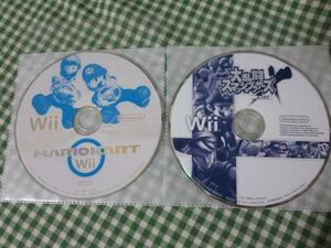Wiiソフトのみセット マリオカートWii&大乱闘スマッシュブラザーズX