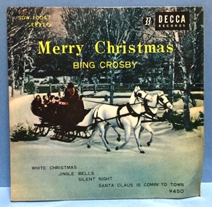 EP 33rpm JAZZ Bing Crosby / Merry Christmas