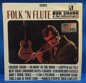 LP JAZZ Bud Shank / Folk'n Flute 日本盤
