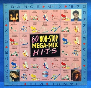 LP 洋楽 Dance Mix '87 - 60 NON-STOP MEGA-MIX HITS 英盤