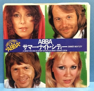 EP 洋楽 ABBA / summer night city 日本盤 b