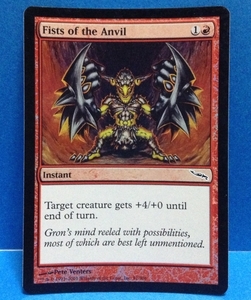 MTG Fists of the Anvil 金床の拳 英 Foil