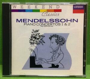 CD クラシック メンデルスゾーン piano concertos 米盤