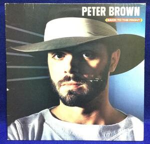 LP 洋楽 PETER BROWN / BACK TO THE FRONT 日本盤