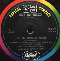EP 33rpm クラシック The Best Song Of Foster 日本盤_画像2