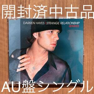 Darren Hayes ダレン・ヘイズ Strange relationship AU盤シングル 開封済中古品 2