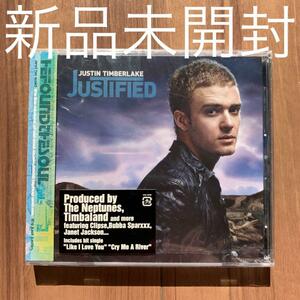Justin Timberlake ジャスティン・ティンバーレイク Justified ジャスティファイド 国内盤 新品未開封 2