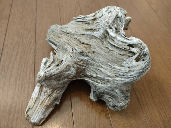 ☆天然流木 水槽 1点物 アクアリウム オブジェ アート 33×24×14cm 大和川 爬虫類 トカゲ ヘビ インテリア 魚 めだか 隠れ家 大型