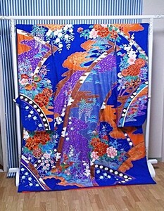 豪華!!花嫁大振袖 中古　お稽古 着付け リメイク 生地取り コスプレ 舞台衣装などに(に-5)