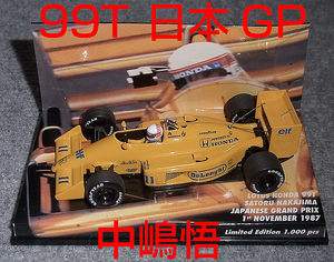 ES別注 1/43 ロータス ホンダ 99T 中嶋悟 日本GP 1987 LOTUS HONDA CAMEL キャメル McLaren ユーロスポーツ PROFIT