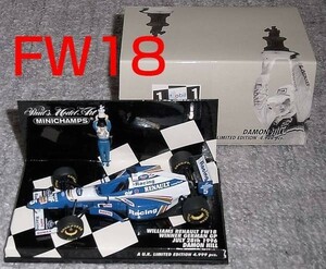 UK別注 1/43 ウイリアムズ ルノー FW18 ヒル ドイツGP 優勝 1996 WILLIAMS RENAULT WIN GERMAN