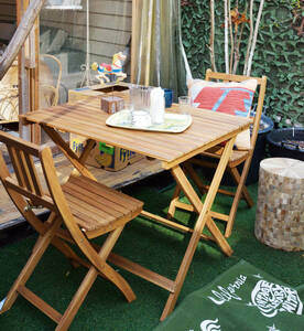  natural tree garden table 3 point set folding table garden chair stylish camp outdoor table chair wooden chair rain ...