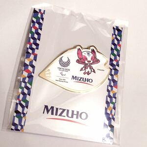 非売品☆みずほ銀行 MIZUHO 東京2020 東京オリンピック オリジナルピンバッジ ソメイティ ミライトワ