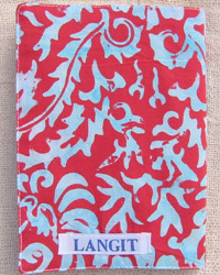 3 library book@ for batik book cover 