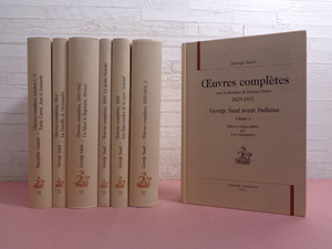 * foreign book French [ George Sand Georges * Sand complete set of works together 7 pcs. set ]