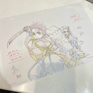 鬼滅の刃　遊郭編　特典　複製原画　原画　炭治郎　禰豆子　イラスト　