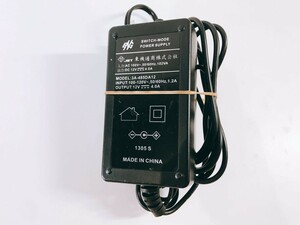 YE95★★【同梱OK】【電源コード付き】スイッチングACアダプタ 3A-485DA12 (12V 4A)