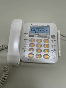 Panasonic パナソニック 親機のみ VE-GP35-W コードレス電話機 通電確認済み 動作未確認 中古 ジャンク品 （ACアダプターは欠品 ）
