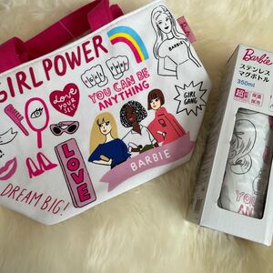 Barbie ランチバッグとステンレスマグボトル