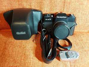 ROLLEI Rolleiflex ローライ SL35M Planar 1.4/50 HFT ブラック フィルムカメラ ケース付 leica ライカ meter mr 露出計 セット