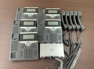 * Cisco IP Phone 7800 series CP-7841-K9 5 pcs. set (F00941)