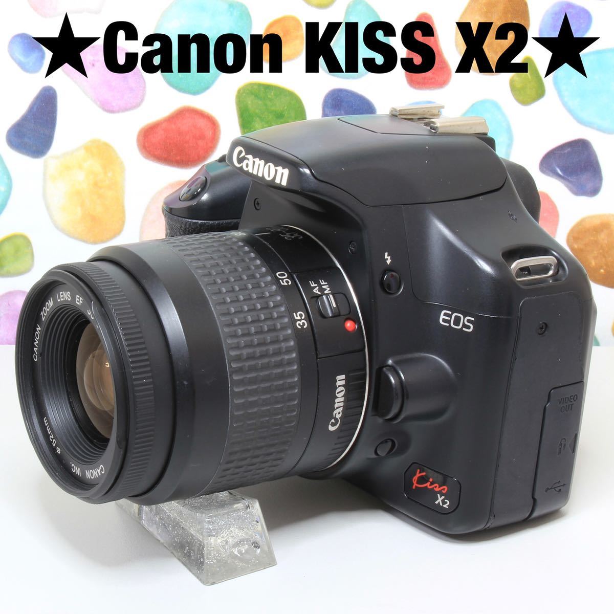 うチリ Canon Kiss X2 レンズセットの通販 by joycamera｜キヤノンなら