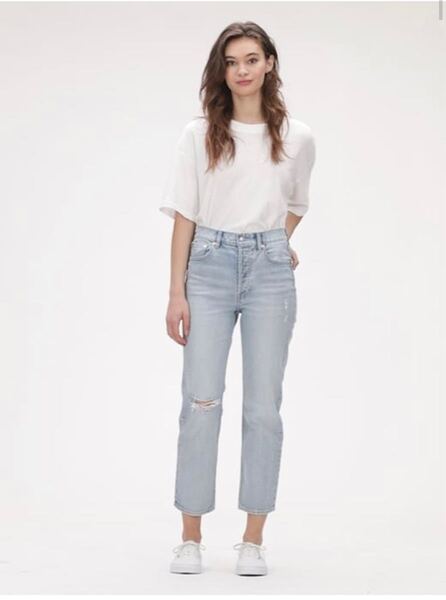 週末お値下げ gap ストレート アンクル デニム ジーンズ デニムパンツ