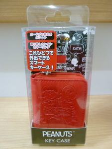  Snoopy SNKC-4 red card 6 sheets insertion . removed is possible key ring new goods 