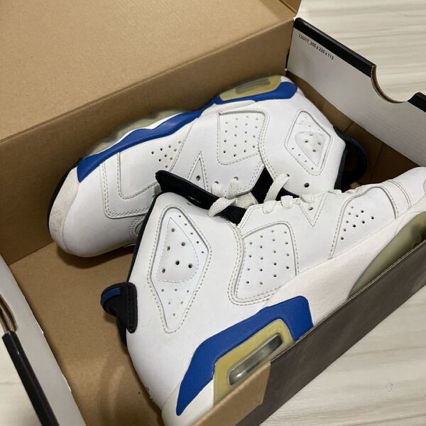 ナイキ エアジョーダン6 レトロ BG スポーツ ブルー 希少 NIKE AIR JORDAN RETRO ナイキエアジョーダン
