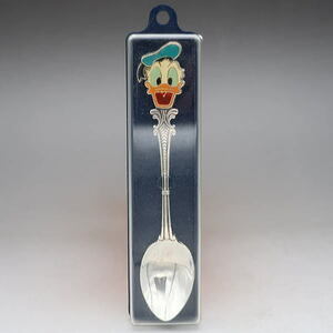  Disney Donald spoon ( face ) MONOGRAM company plastic in the case 