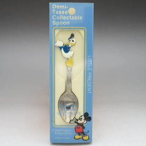  Disney Donald spoon coloring Fort company USA made 1960~1970 period metal made package entering 